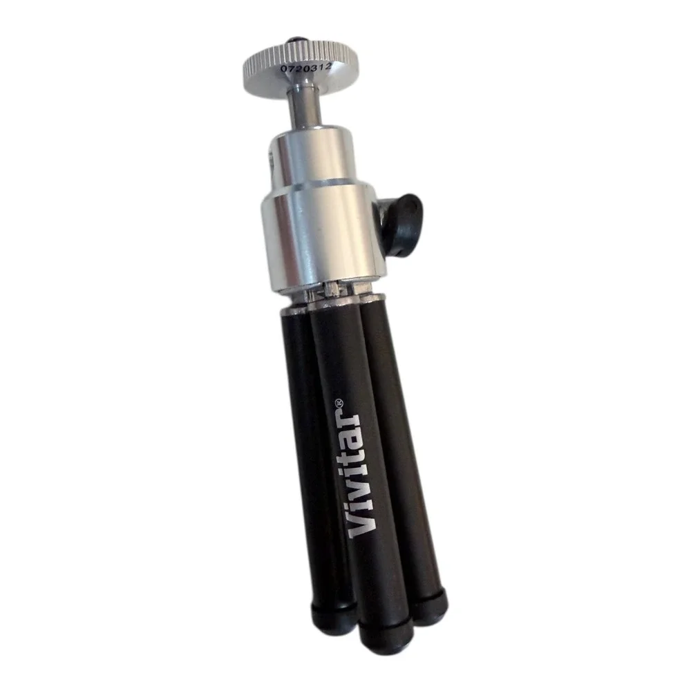 Vivitar‎ Mini Tripod and GoPro Side Mount Bundle Black Silver Camera Accessories